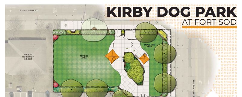 Kirby Dog Park Under Construction